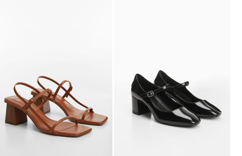 Los 3 zapatos de tacón cómodos de Mango que arrasan con el buen tiempo