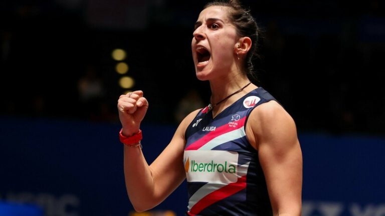 Reacción imperdible de Carolina Marín, Princesa de Asturias del Deporte 2024