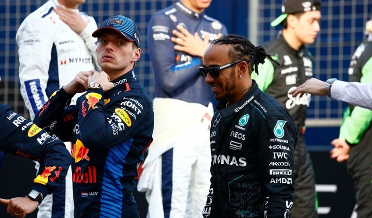 Lewis Hamilton Verstappen Mercedes 2025