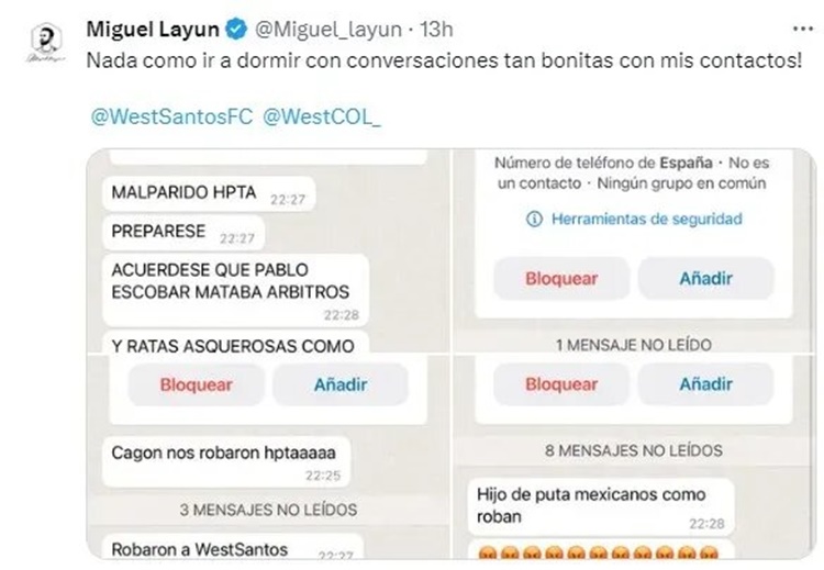 Miguel Layún Amenazas Kings League Américas