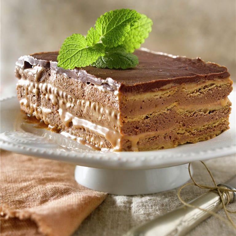 ¡Delicia sin horno! la tarta de galletas, Café y chocolate que te hará derretir