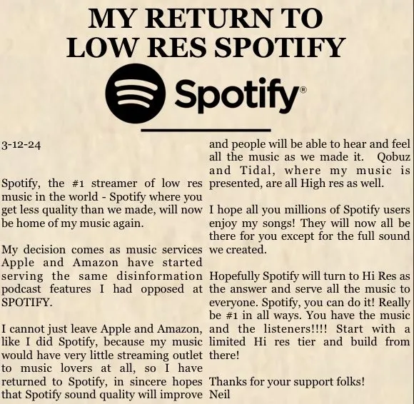 Spotify Return