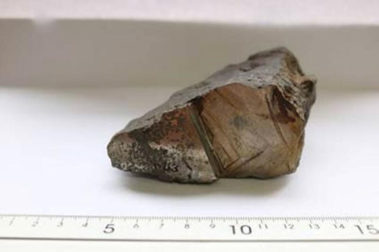 El meteorito de Cuba del Museo Nacional de Ciencias Naturales es en realidad un resto de fundición