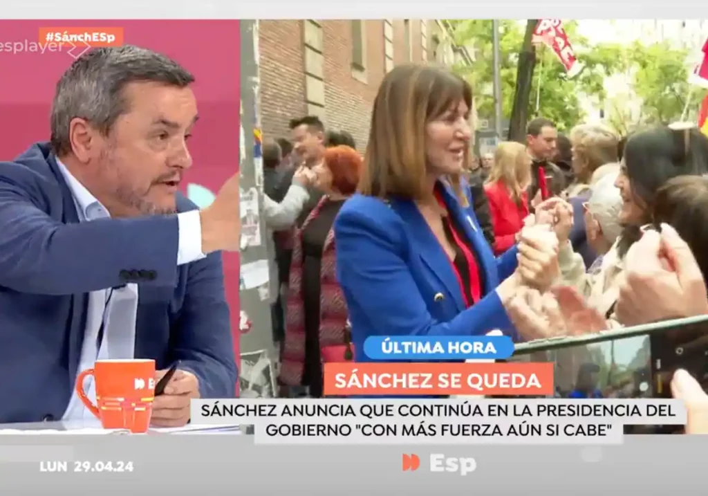 Un Tertuliano De 'Espejo Público' La Lía Perdiendo Las Formas Tras La Noticia De La Semana