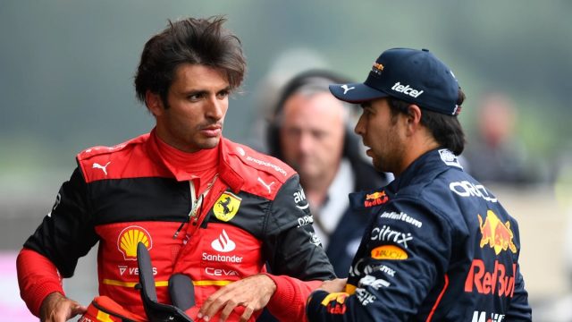 Carlos Sainz Red Bull Checo Pérez Asiento