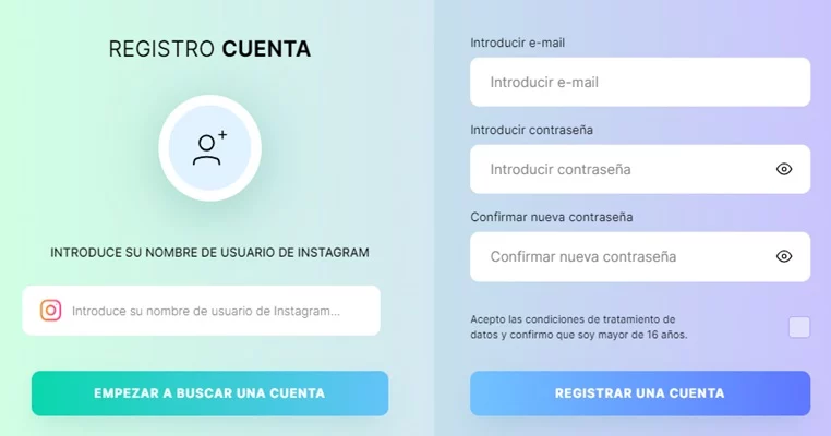 Registro Cuenta