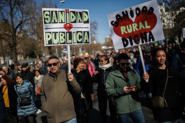 Una Nueva Manifestación Por La Sanidad Pública Recorrerá Este Domingo Las Calles De Madrid