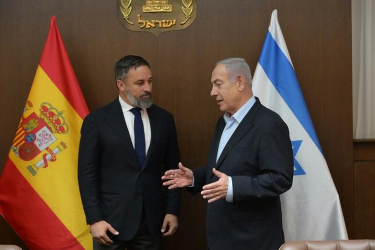 Abascal se ve con Netanyahu en Jerusalén para elogiar la «firmeza» de Israel y criticar el reconocimiento a Palestina
