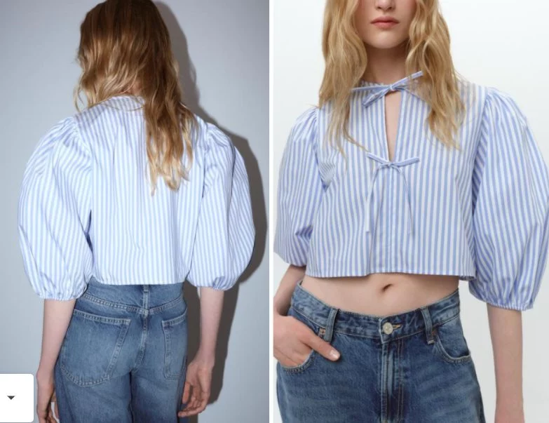 8 camisas fresquitas de Zara lisas o estampadas para llevar con vaqueros