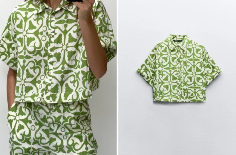 8 camisas fresquitas de Zara lisas o estampadas para llevar con vaqueros