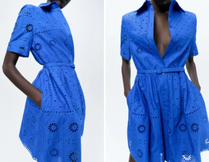 5 Vestidos De Zara Con Bordado Suizo Que Puedes Llevar Con Sandalias, Alpargatas O Zapatos