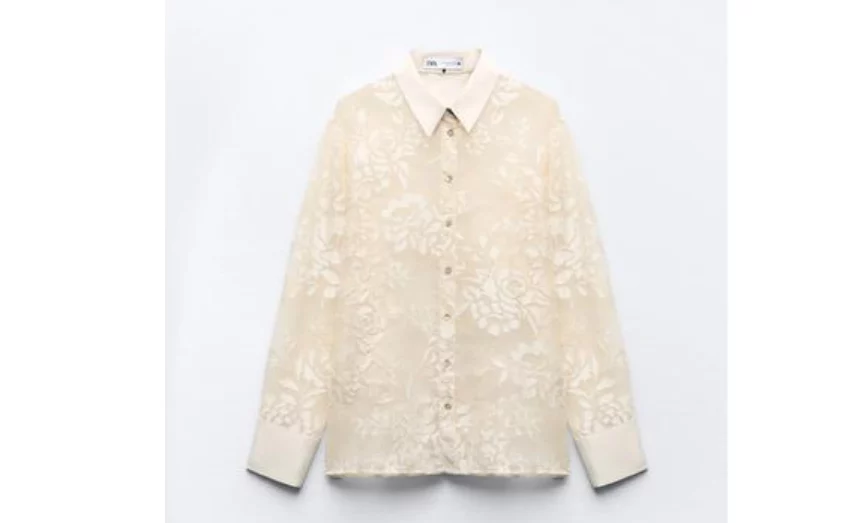Zara Arrasa Con Este Conjunto Bordado De Estilo Romántico Para Primavera Y Verano