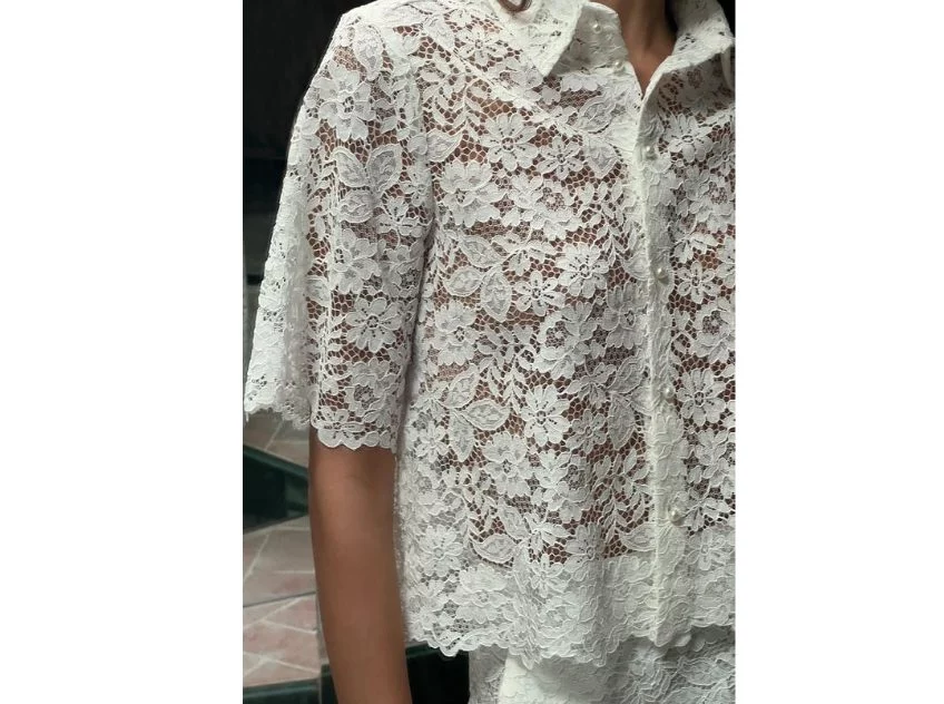 Zara Arrasa Con Este Conjunto Bordado De Estilo Romántico Para Primavera Y Verano
