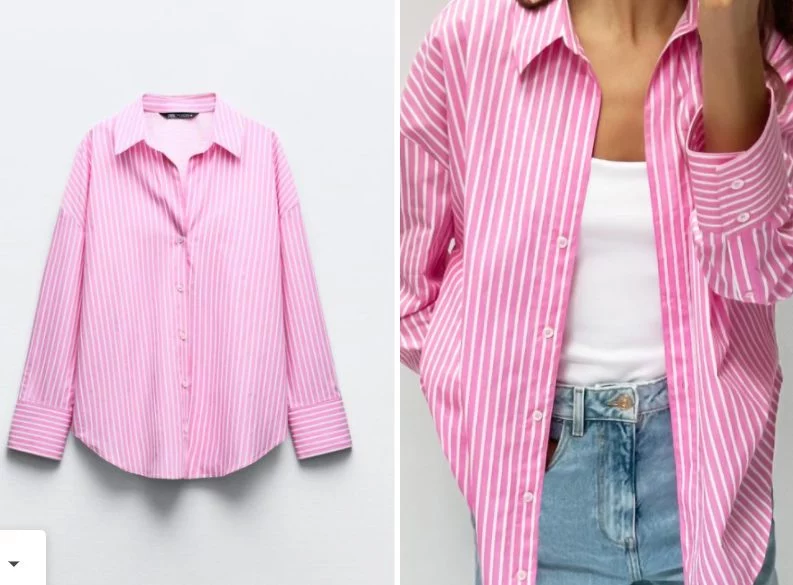 8 camisas fresquitas de Zara lisas o estampadas para llevar con vaqueros