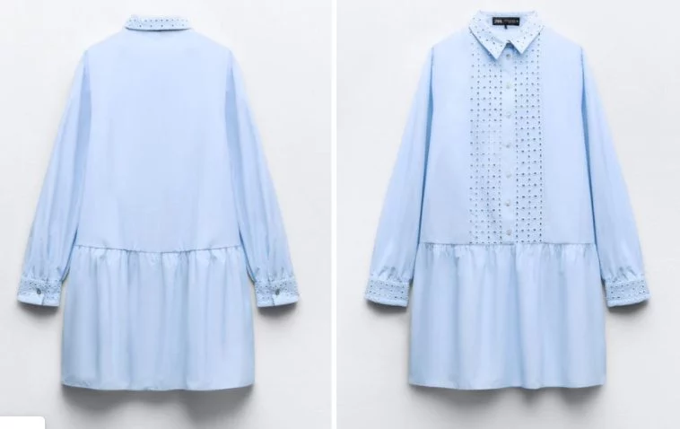 5 Vestidos De Zara Con Bordado Suizo Que Puedes Llevar Con Sandalias, Alpargatas O Zapatos