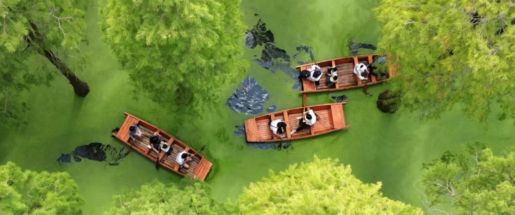 El Asombroso Lago Verde En China Que Se Volvió Un Video Viral Por Una Increíble Razón 2 El Lago Verde Del Que Saldrás Fascinado Por Su Tranquilidad