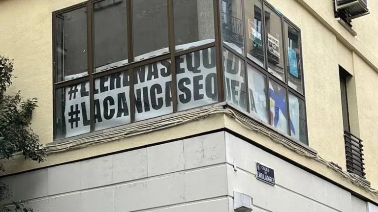 ‘La Canica’ vuelve a ser símbolo de la lucha por la vivienda en Lavapiés