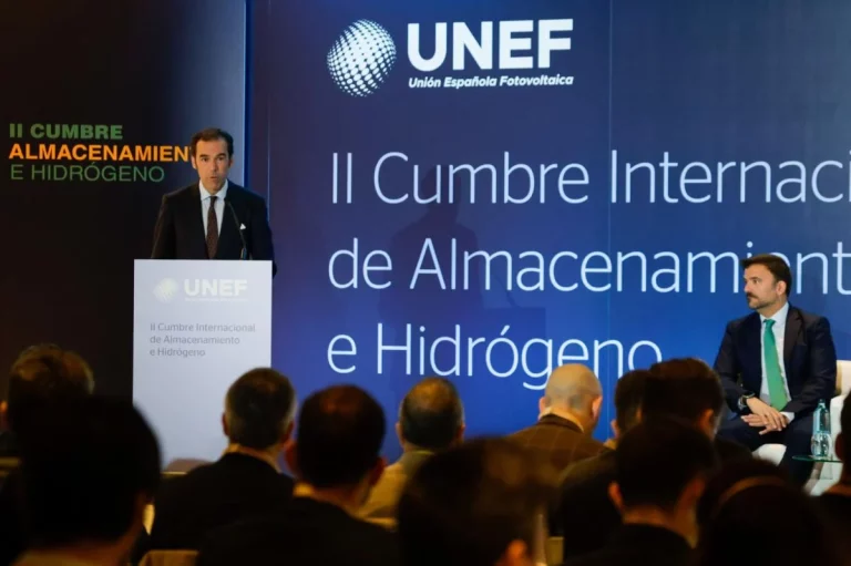 El sector fotovoltaico español pide acelerar la eliminación «de las barreras que lastran» el almacenamiento y el hidrógeno verde