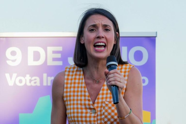 Irene Montero critica al Gobierno por la «hipocresía terrible» con el genocidio de Israel