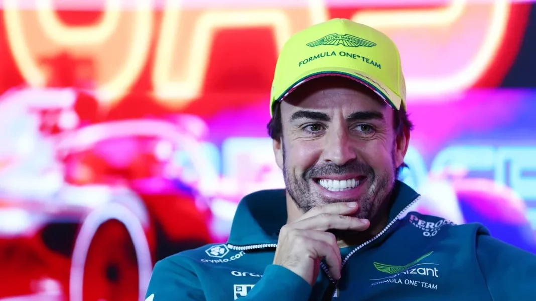Fernando Alonso se hace de oro con el nuevo patrocinador de Aston Martin
