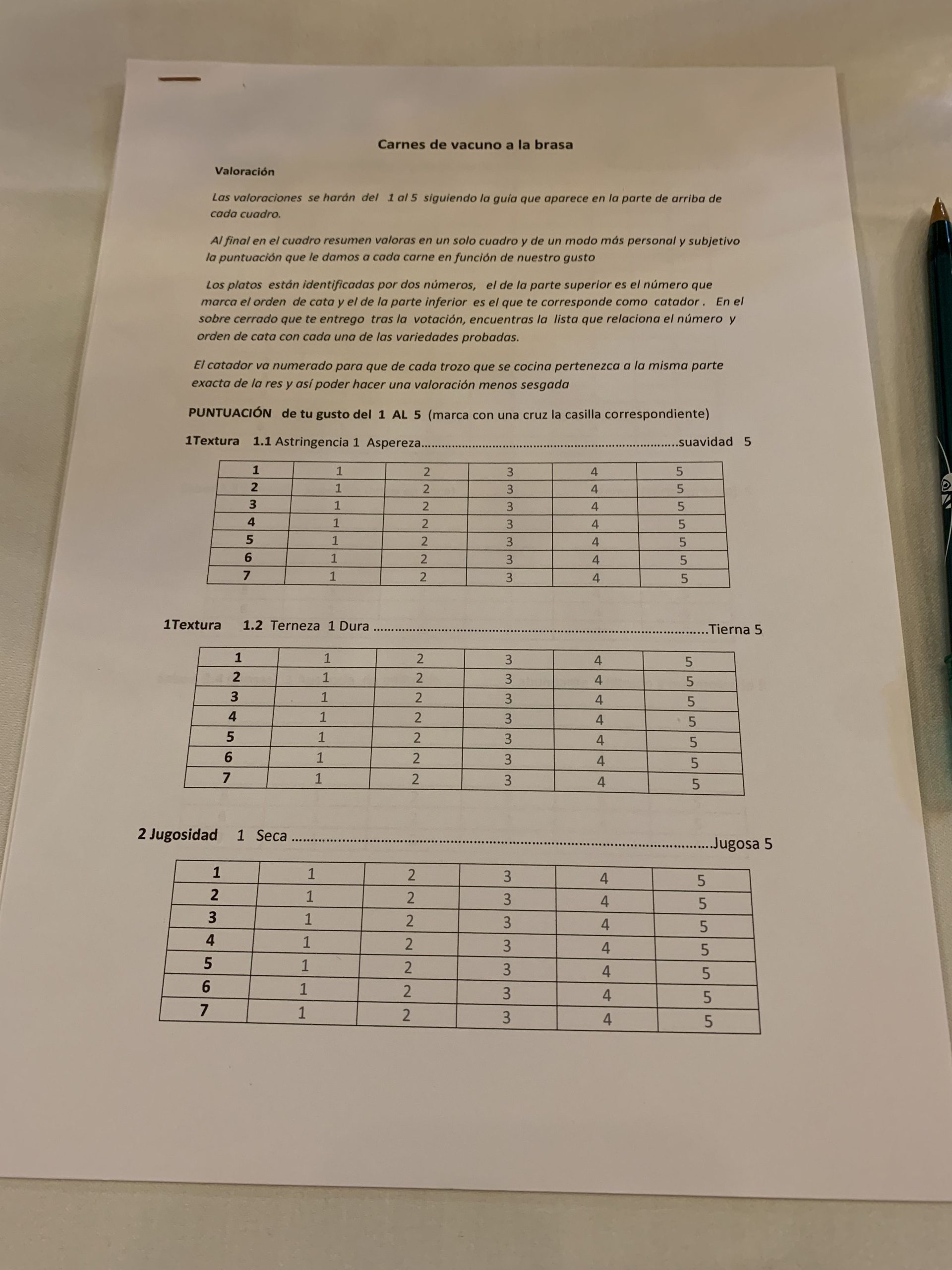 Formulario De La Cata A Ciegas De Carnes De Vacuno 1 1 Scaled