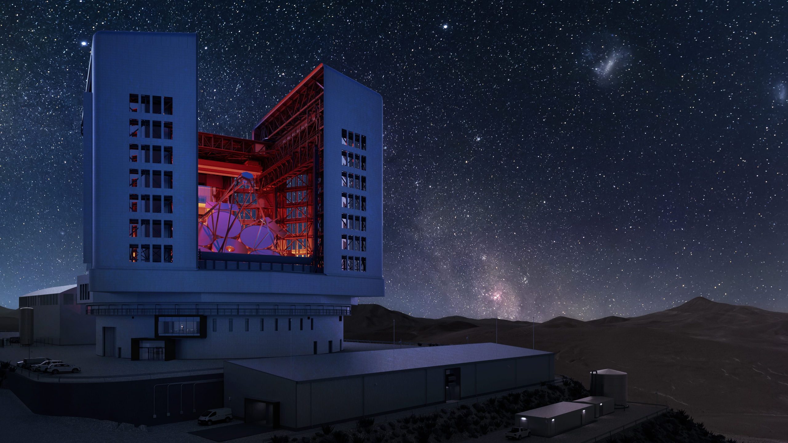 La cúpula del Telescopio Magallanes Gigante, lista para construirse en Chile 1 GMT Rendering IDOM Enclosure 2024 1 1 scaled