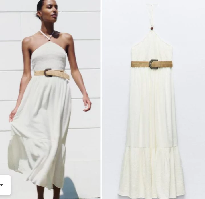 Las rebajas de Zara están aquí y te enseñamos 9 vestidos largos que disimulan tripa