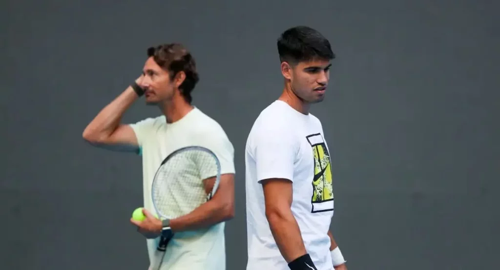 Juan Carlos Ferrero Y Carlos Alcaraz Fuente: Atp