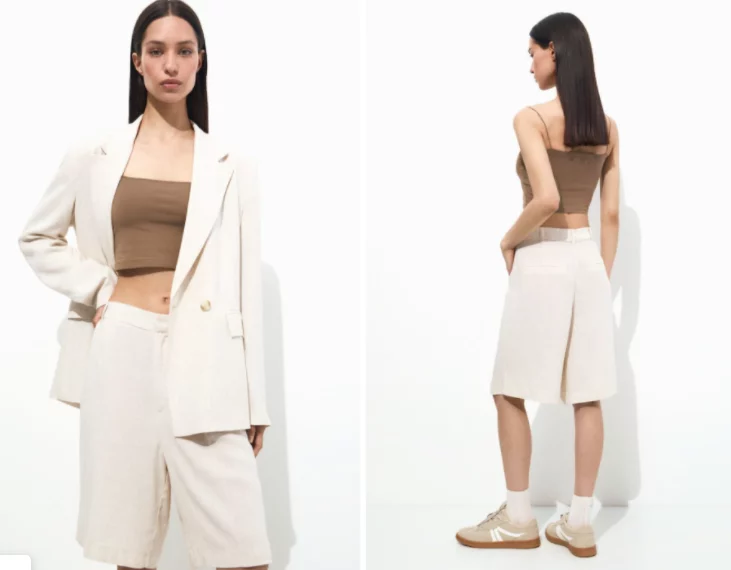Fichamos la compra del verano: unas bermudas de lino de Pull&Bear casi de pasarela