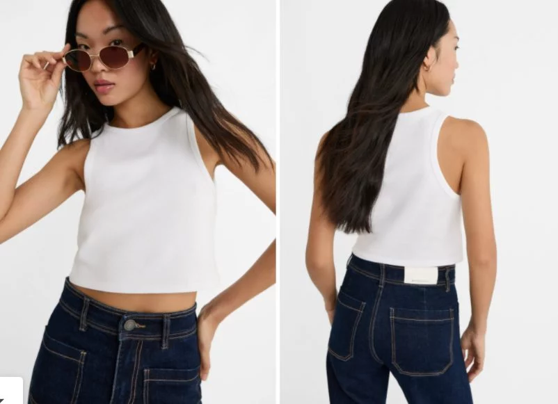 Seleccionamos 6 camisetas de tirantes de Stradivarius y Pull&Bear para marcar buen pecho