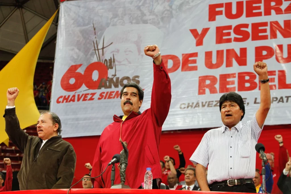Los Líderes Internacionales Ponen En Duda El Resultado Electoral En Venezuela 2 Europapress 6116576 Caracas July 29 2014 Venezuelan President Nicolas Maduro Nicaraguan