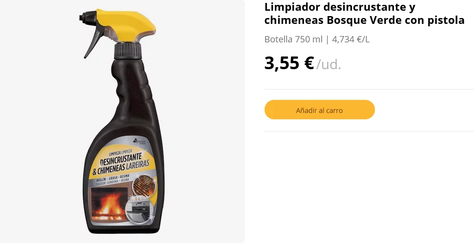 Paso a paso: cómo utilizar el limpiador de chimeneas de Mercadona