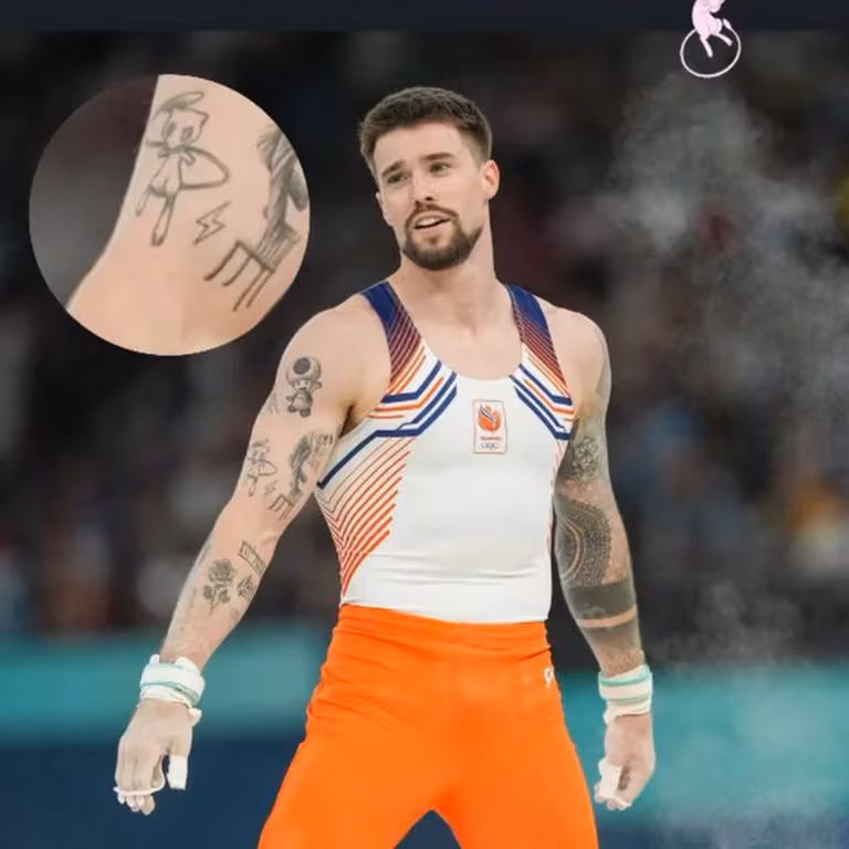 Este Tatuaje Friki De Un Atleta De Los Juegos Olímpicos De París Se Ha Vuelto Viral 2 Tatuaje Friki En Los Juegos Olímpicos.
