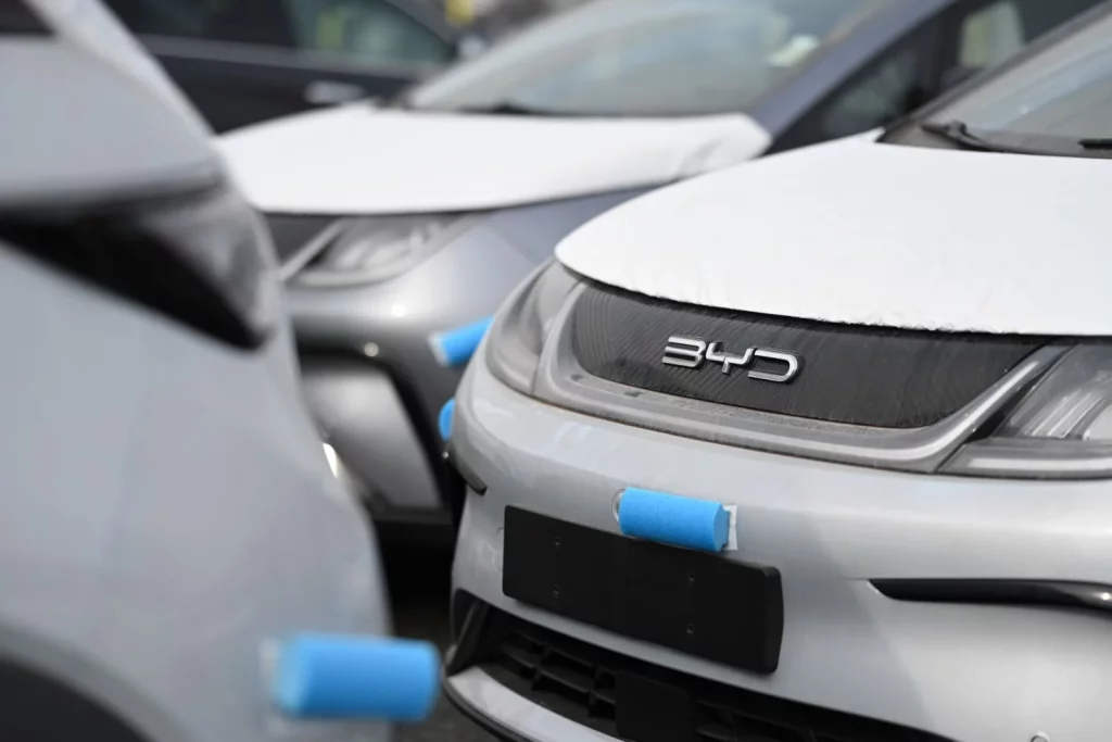 Uber Cuenta Con La Tecnología China Para Electrificar Su Flota 1 Europapress 6067052 Filed 26 February 2024 Bremen Bremerhaven New Cars Of The Dolphin Model