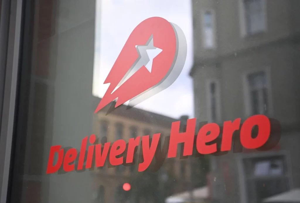 Europapress 6077364 Filed 19 August 2020 Berlin The Logo And Lettering Of The Food Delivery 2