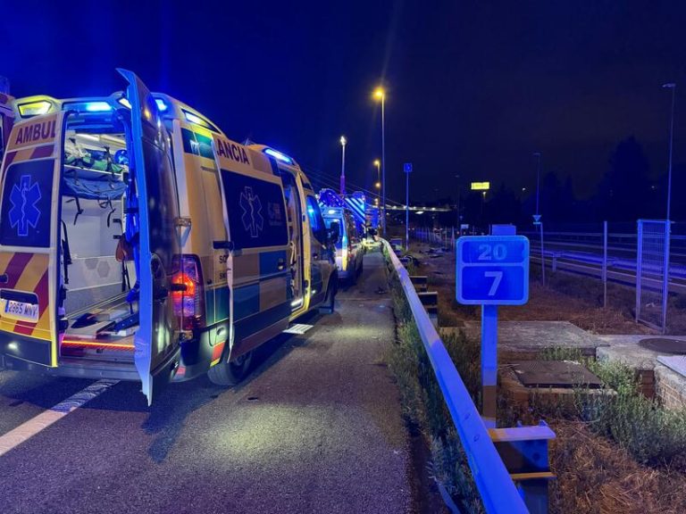 El agente de Policía Municipal herido en el accidente de la A-6 evoluciona favorablemente y ya está en planta