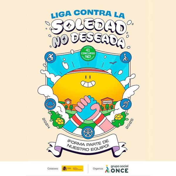 Más de 150.000 escolares participarán en el concurso de la ONCE ‘Liga contra la Soledad no deseada’