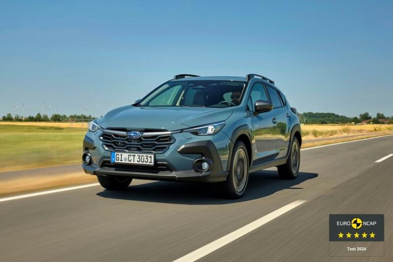 Subaru Crosstrek logra la máxima calificación de seguridad en las pruebas Euro NCAP