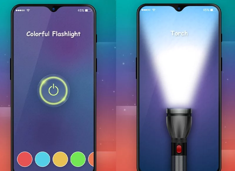 'COLOR FLASHLIGHT' OTRA APP PARA MÓVILES ANDROID