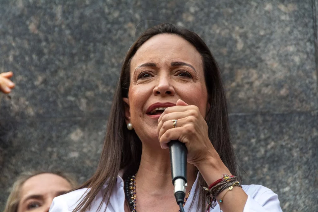 El Parlamento Europeo Apunta Contra Maduro Y Complica La Estrategia De Sánchez Y Zapatero 2 Europapress 6180039 July 21 2024 Caracas Miranda Venezuela Opposition Leader Maria Corina 1
