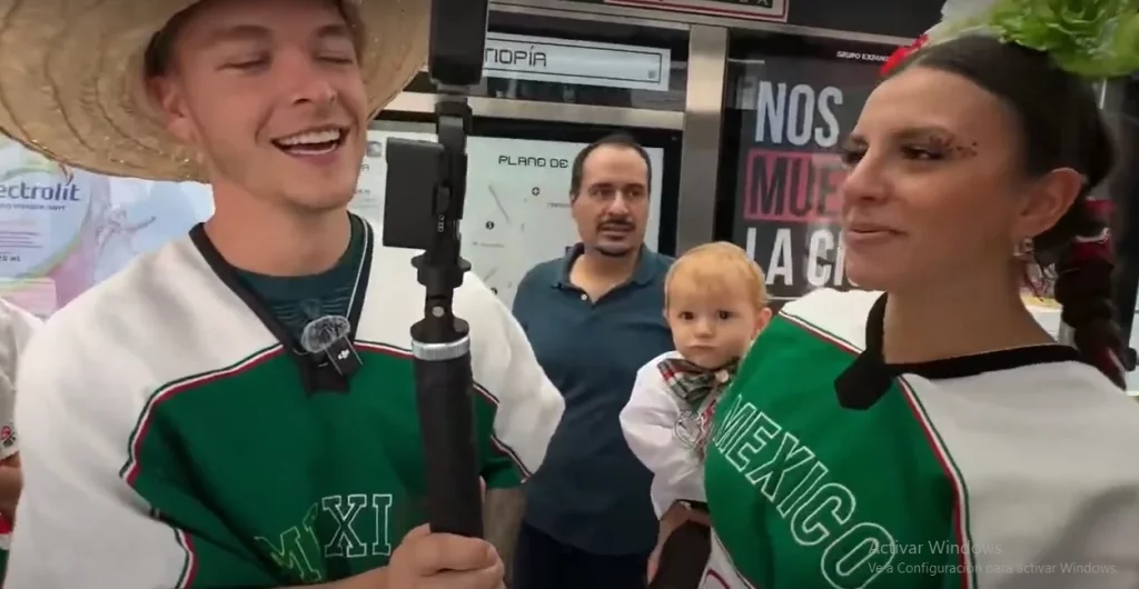 Familia de españoles en el Grito de Independencia de México