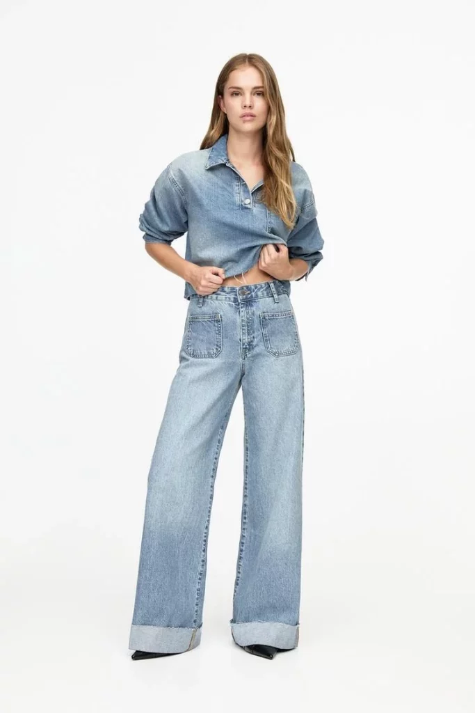 Jeans wide leg
