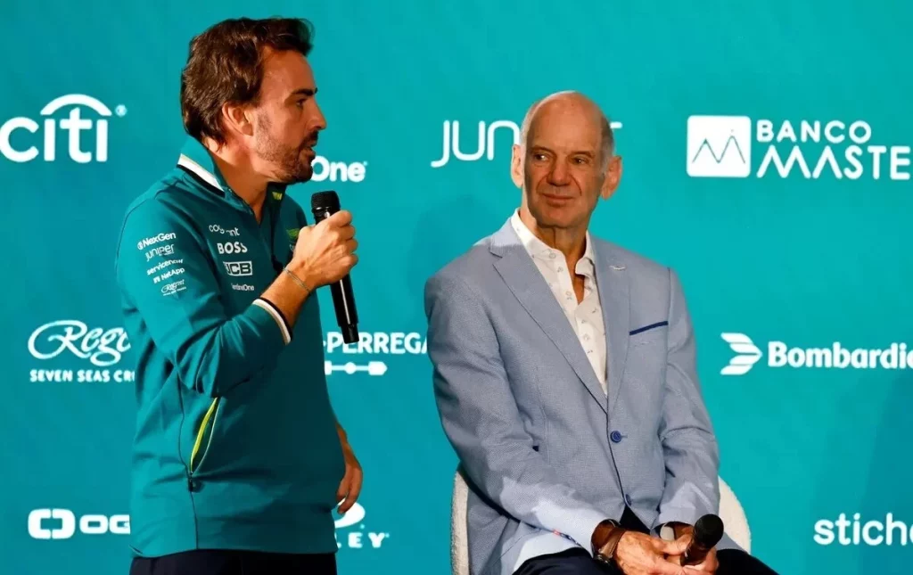 Alonso Solo Tiene Ganas De Ganar Con Newey: &Quot;Cree Que Su Diseño Será El Mejor, Me Hace Sentir Muy Seguro&Quot; Fuente: Aston Martin
