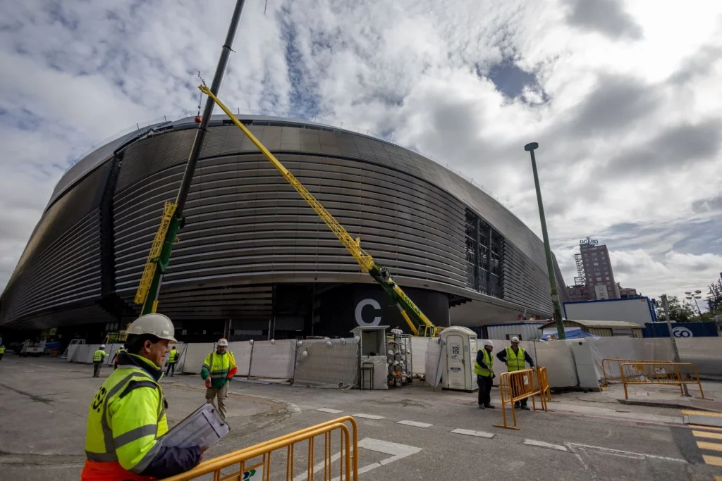 Europapress 5531275 Obras Estadio Santiago Bernabeu 25 Octubre 2023 Madrid Espana Estadio