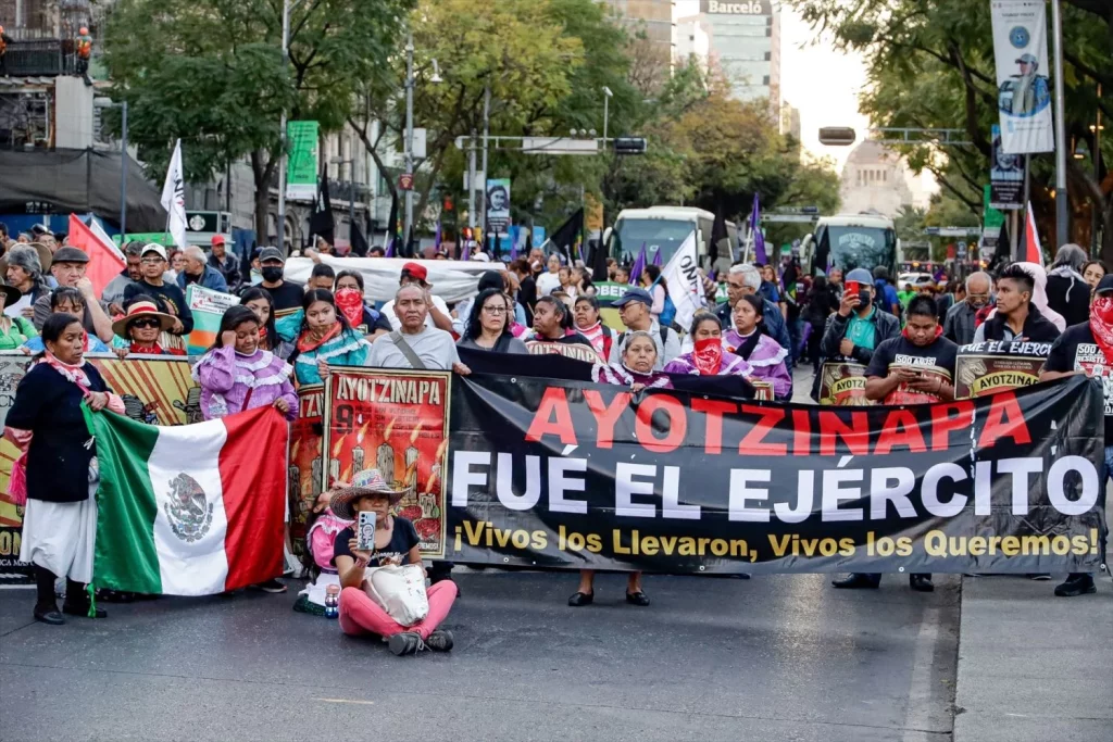 Diez Años De La Masacre De Ayotzinapa: Entre El Olvido Y Las Mentiras De Obrador 2 Europapress 5752832 January 26 2024 Mexico City Munich Mexico January 26 2024 Mexico City