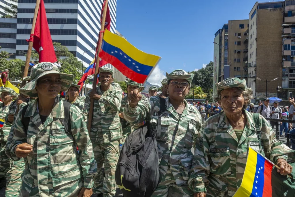 Así Usa El Chavismo Telegram Para Perseguir Opositores En Venezuela 3 Europapress 5838964 January 23 2024 Caracas Miranda Venezuela Bolivarian Militia On The March
