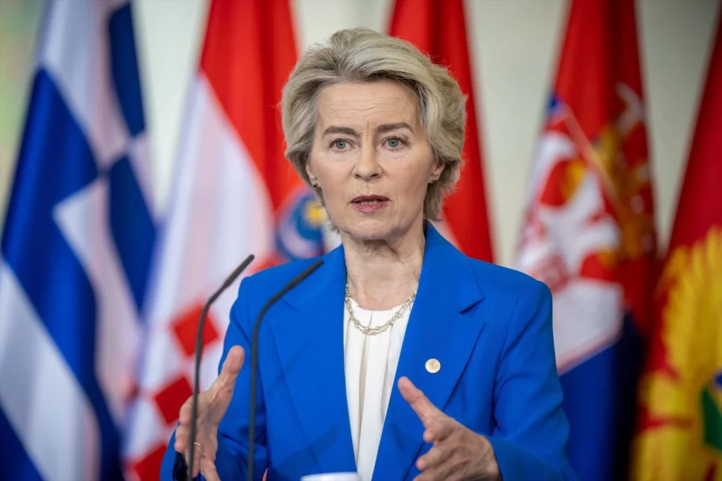 Europapress 6280712 14 October 2024 Berlin President Of The European Commission Ursula Von Der