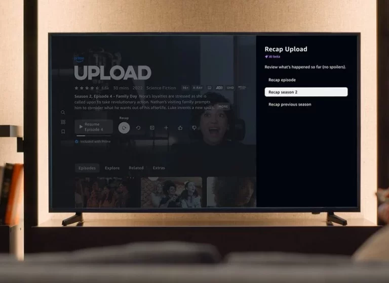 Amazon Prime Video anuncia una nueva función con IA para que te pongas al día con tus series olvidadas