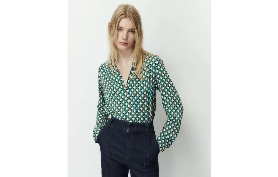 8 Preciosas Blusas De Sfera Para Llevar Debajo De Abrigos, Gabardinas O Cárdigans 7 Blusa