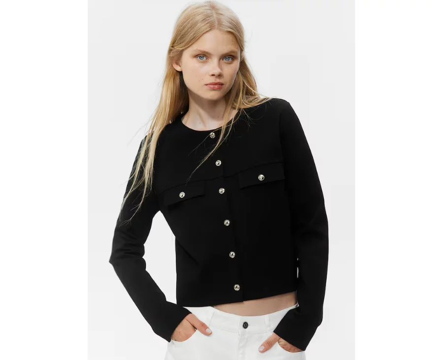 Parecen Chanel, pero están en la nueva colección de aire francés de H&M cárdigan, vestidos de punto y jerséis